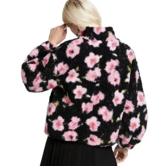 Sandy Liang x Target floral print sherpa jacket Size L - Picture 6 of 8